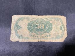 1875 US Fractional Currency, 50 Cents
