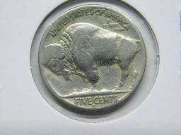 1937D 3-LEGGED BUFFALO NICKEL VG