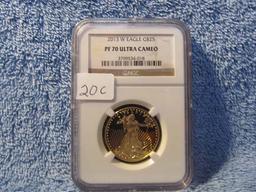 2013W $25. 1/2-OZ. GOLD EAGLE NGC PF70 ULTRA CAMEO