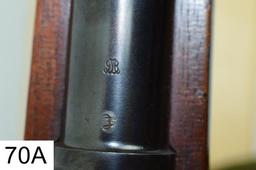 Argentine    Mauser    M1891    Cal 7.65 x 53    SN: G9017    "Sporterized"    Condition: 40%