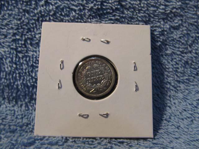 1851 SEATED DIME XF