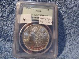 1904O MORGAN DOLLAR PCGS MS64 (VAM-4B-FISHHOOK)