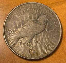 1923-D Peace Silver Dollar