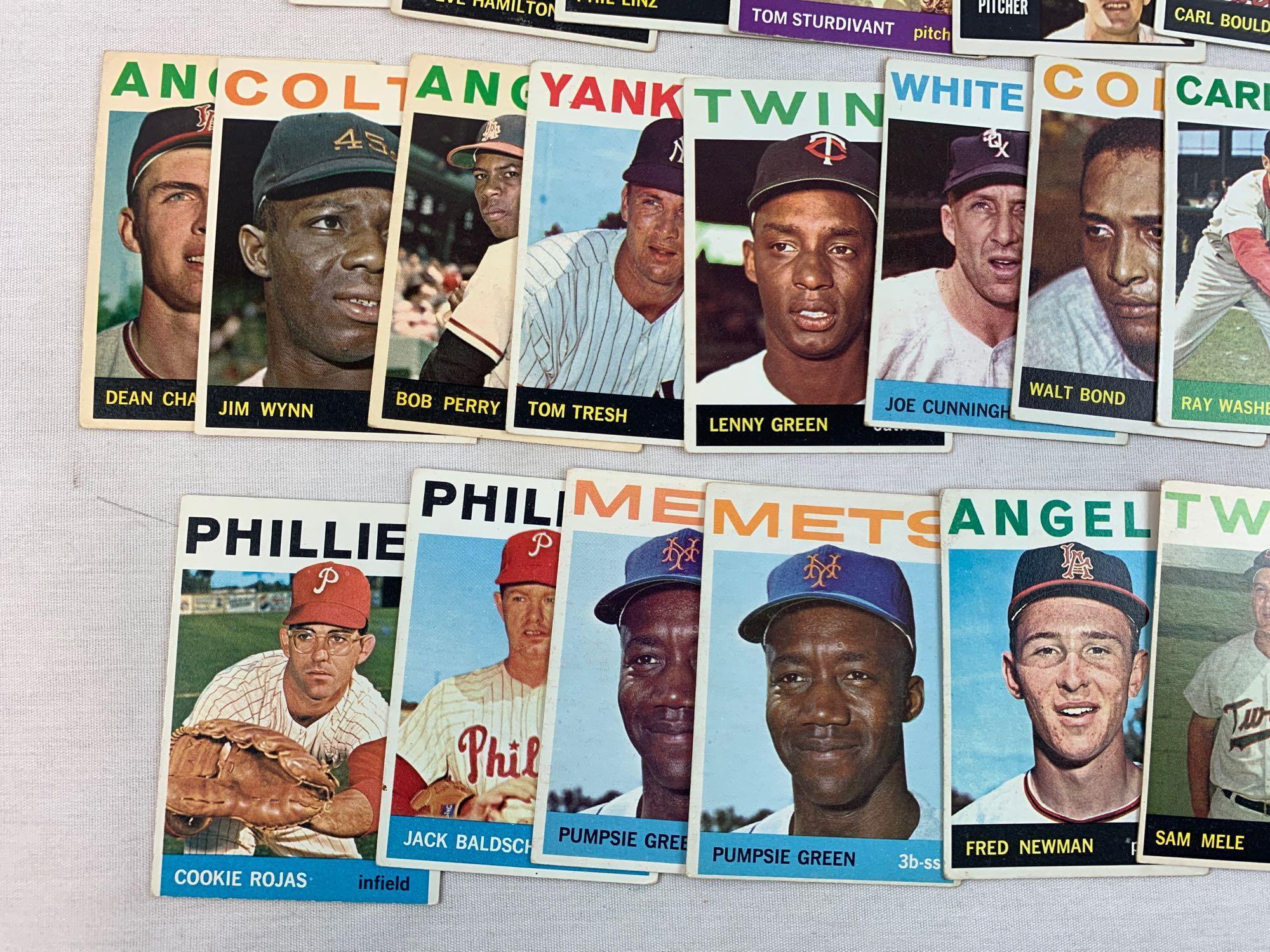 1964 Topps lot w/ 5 high numbers & stars