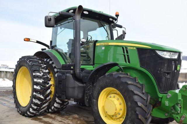 13 JD 7230R tractor