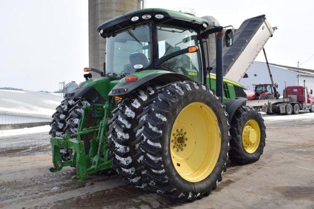 13 JD 7230R tractor