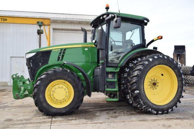 13 JD 7230R tractor