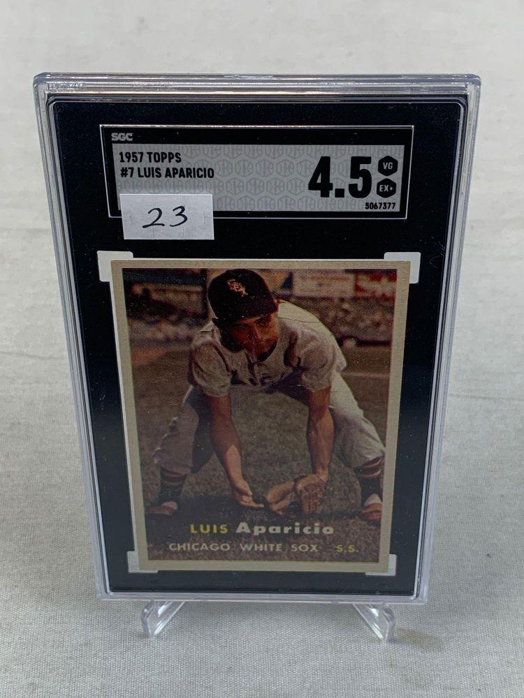 1957 Topps Luis Aparicio SGC Graded 4.5