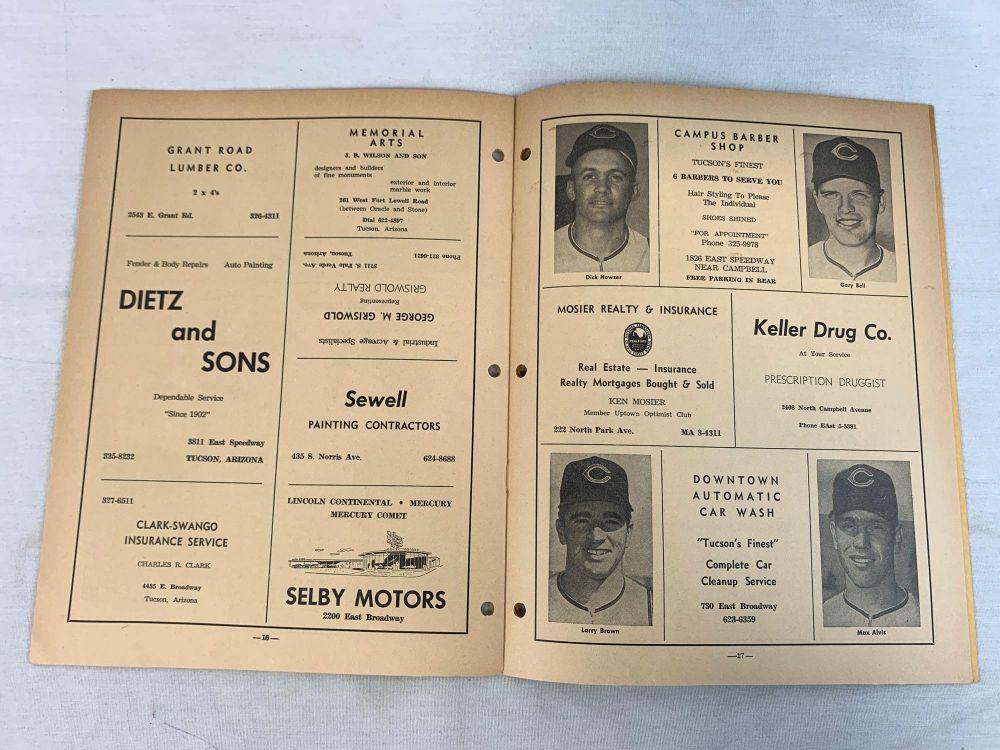 1965 Cleveland Indians vs. Boston Red Sox Program