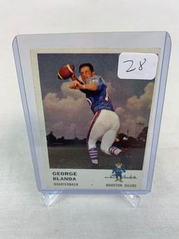 1961 Fleer Geroge Blanda #166 HOF