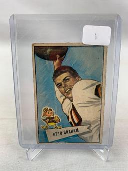 1952 Bowman Small Otto Graham Football card