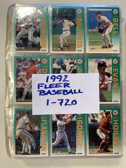 3-1990 Fleer Baseball Sets