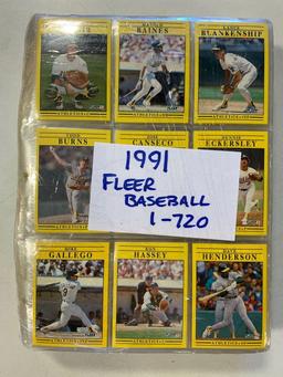 3-1990 Fleer Baseball Sets