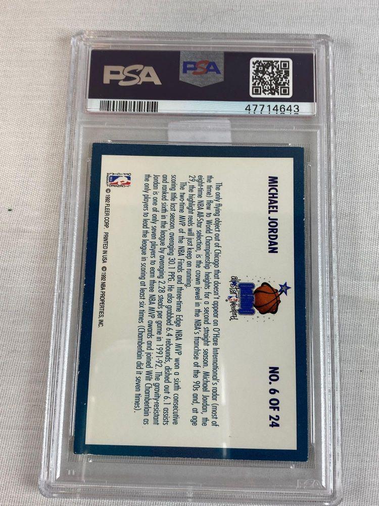 1992 Fleer All Stars Michael Jordan PSA 5