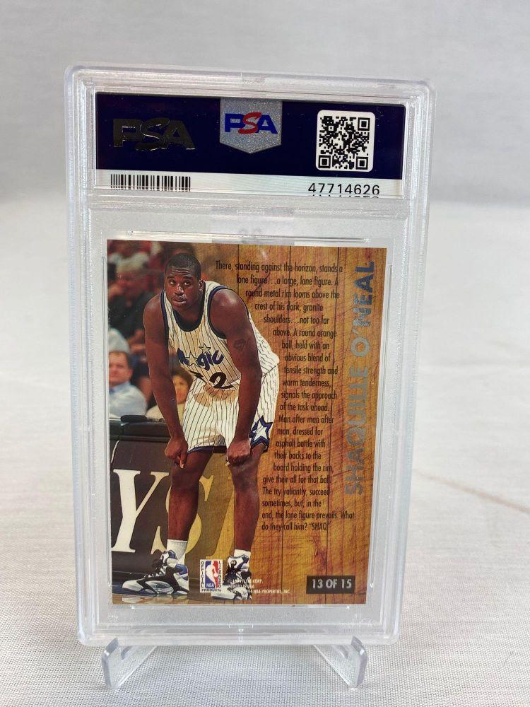 1993 Ultra Shaquille O'Neal Famous Nicknames PSA 8