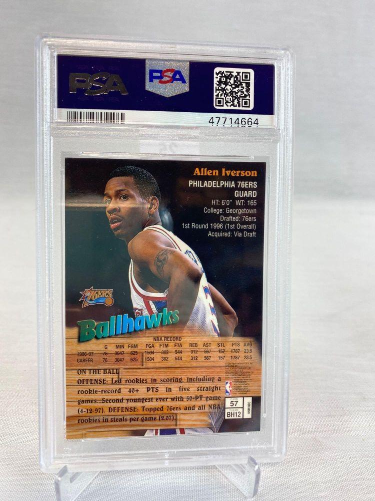 1997 Finest Allen Iverson PSA 9