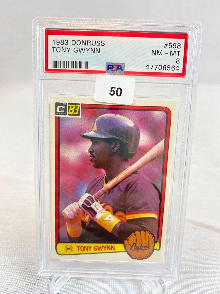 1983 Donruss Tony Gwynn PSA 8