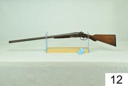 American Gun Co.    "Crescent"    SxS    12 GA    Hammers    SN: 171428    Condition: 15-20%