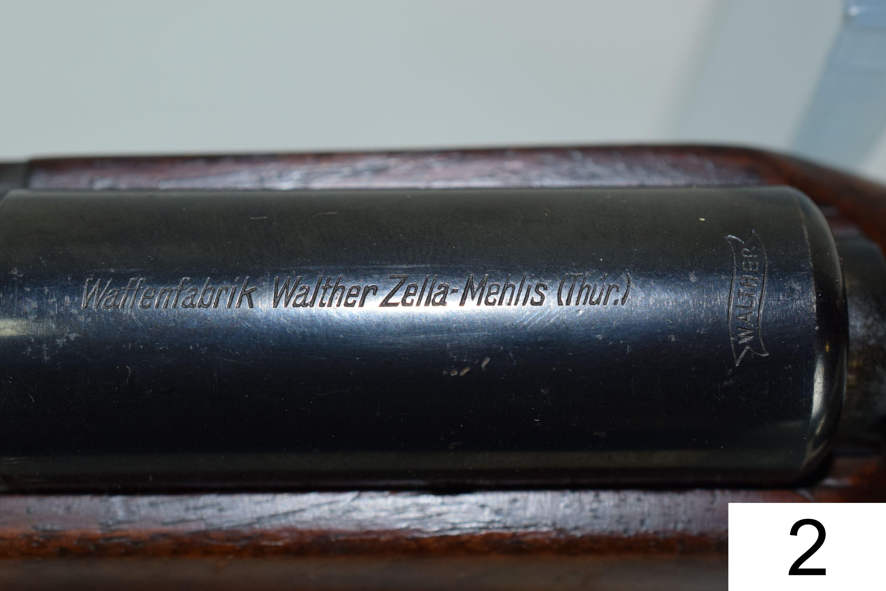 Walther    Mod 2    Cal .22 LR    SN: 43898    Condition: 50%