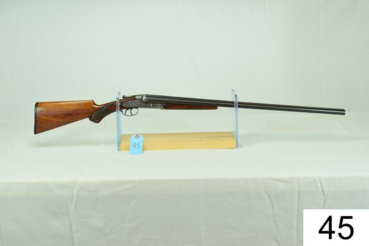 Baker Gun Co    Batavia Leader    SxS    12 GA    SN: 15115F    Condition: 45%