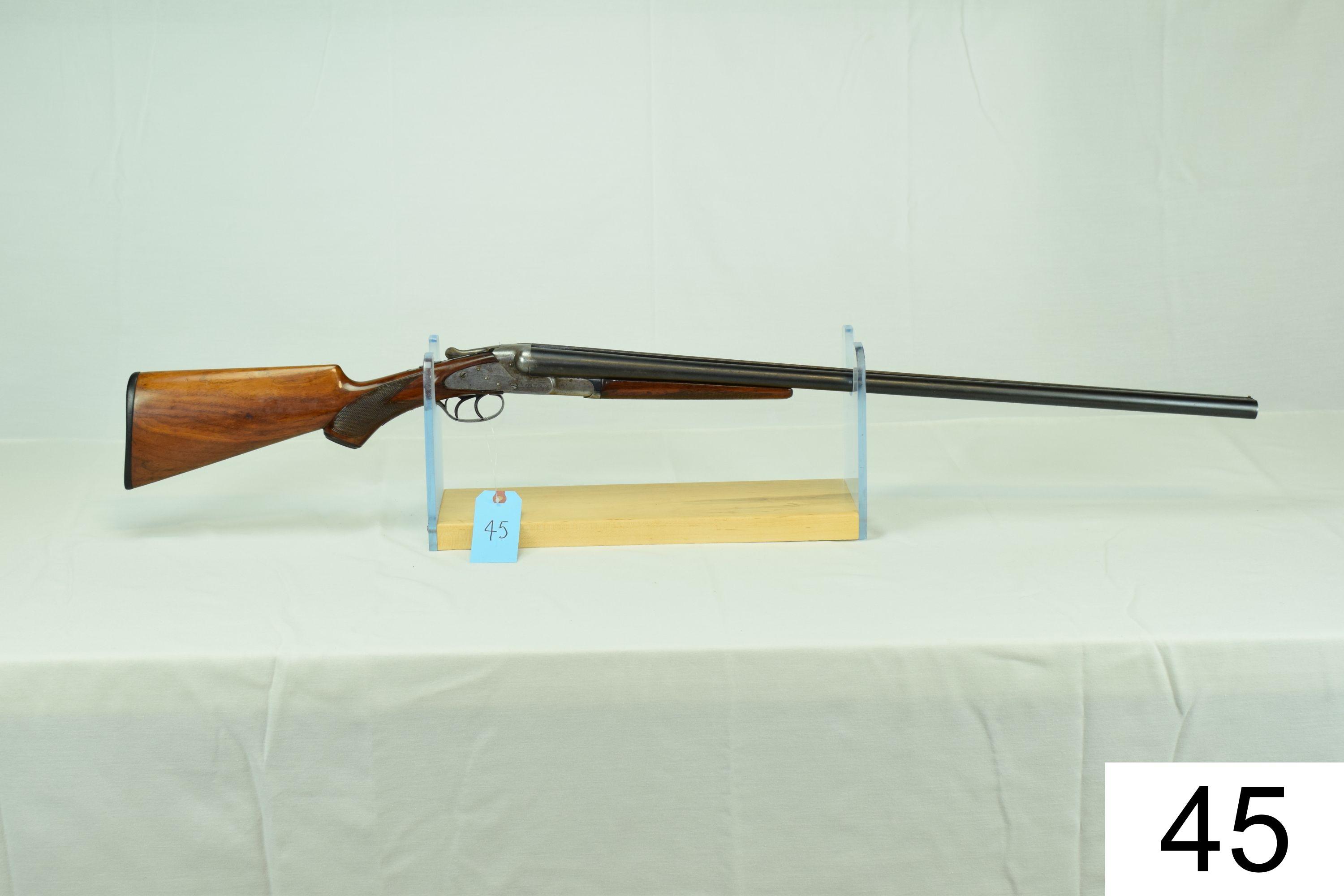 Baker Gun Co    Batavia Leader    SxS    12 GA    SN: 15115F    Condition: 45%