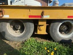 Rogers...Corp 40,000 GVW tilt deck equipment trailer, pintle hitch...