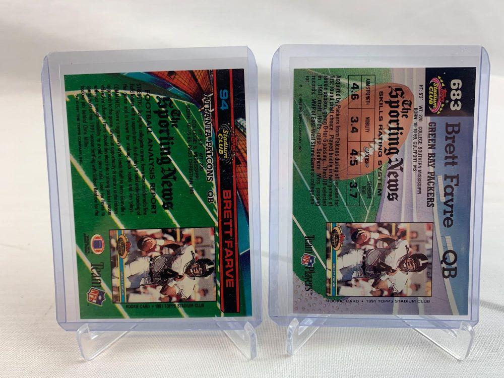 Brett Favre Stadium Club Rookies