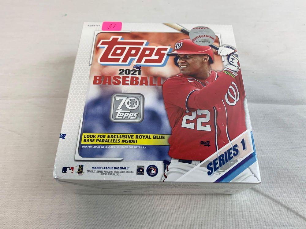 2021 Topps unopened baseball box 16 packs