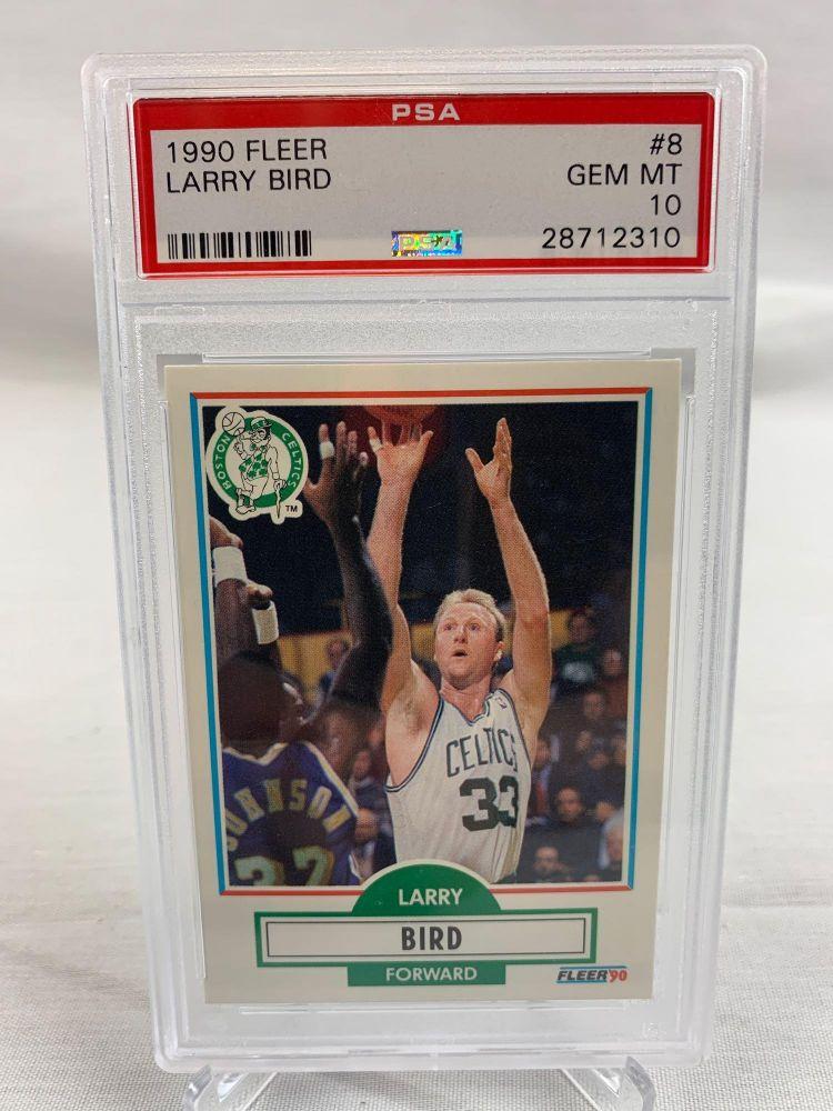 Larry Bird PSA 10, 1990 Fleer