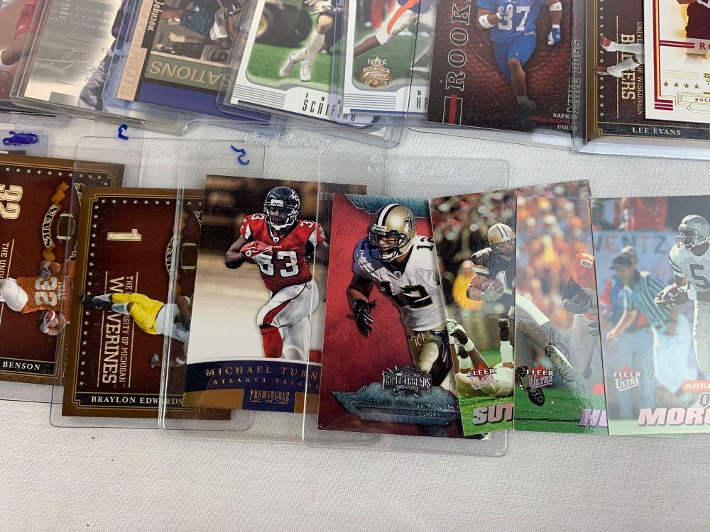 Lot of 100 Serial #'D Football cards