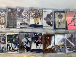 Lot of 100 Serial #'D Football cards