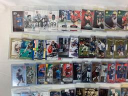 Lot of 100 Serial #'D Football cards, lots of stars