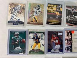 Lot of 21 Serial #'D Football star cards. Franco Harris, Davis, Carter, Urlacher,