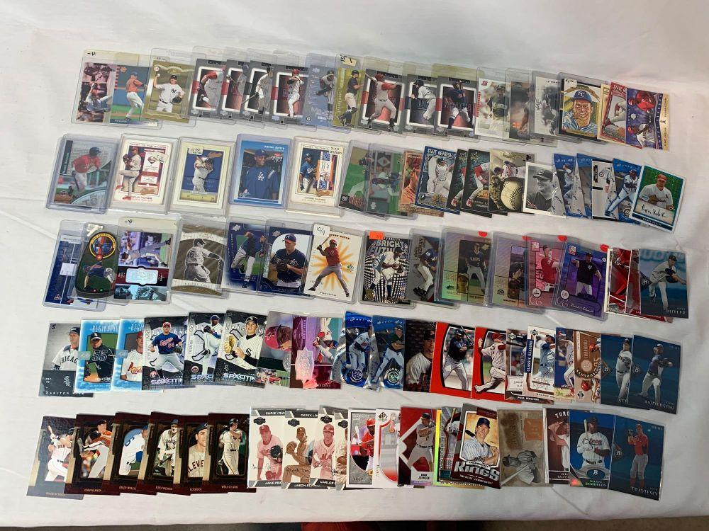 Lot of 95 Serial #'D Baseball cards, loaded with stars