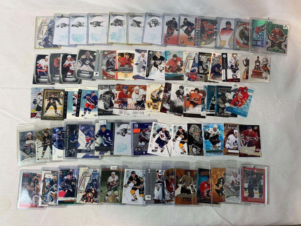 Lot of 72 Serial #'D Hockey cards, lots of stars