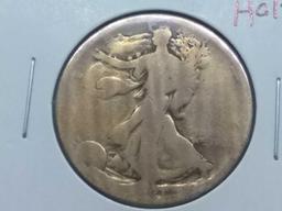 1921D WALKING LIBERTY HALF (KEY DATE) AG