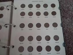 COMPLETE SET LINCOLN CENTS IN ALBUM 1909-1958D