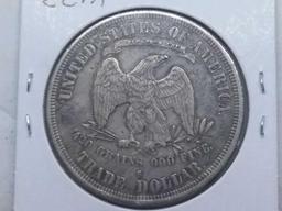 1878S TRADE DOLLAR XF