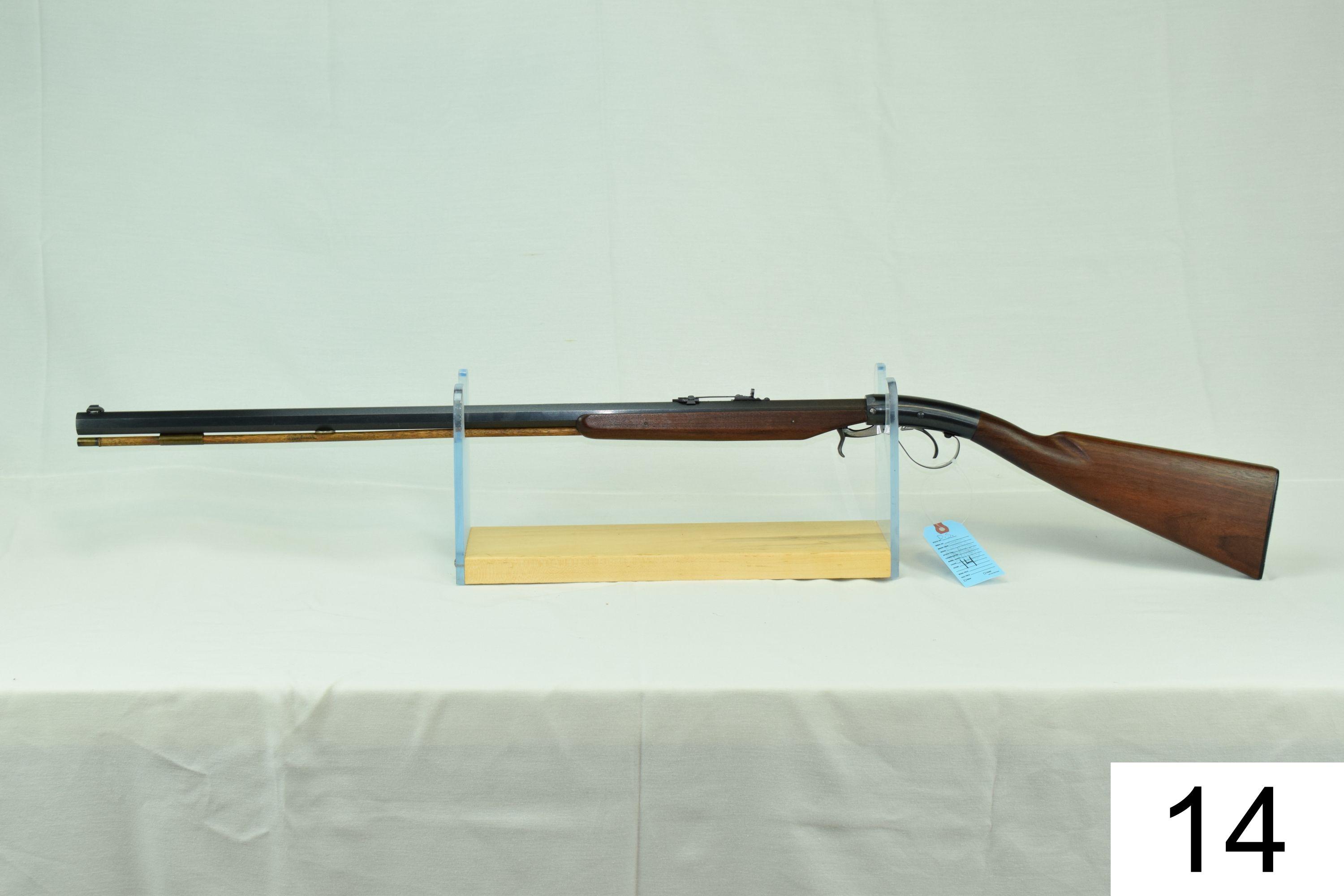 Hopkins & Allen    Off-Hand    Under Hammer    .45 Cal Muzzleloader    Condition: 95%