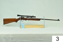 Winchester    Mod 69    Cal .22 LR    W/Mossberg 8-A Scope    "Gun was refinished"    Condition: 60%