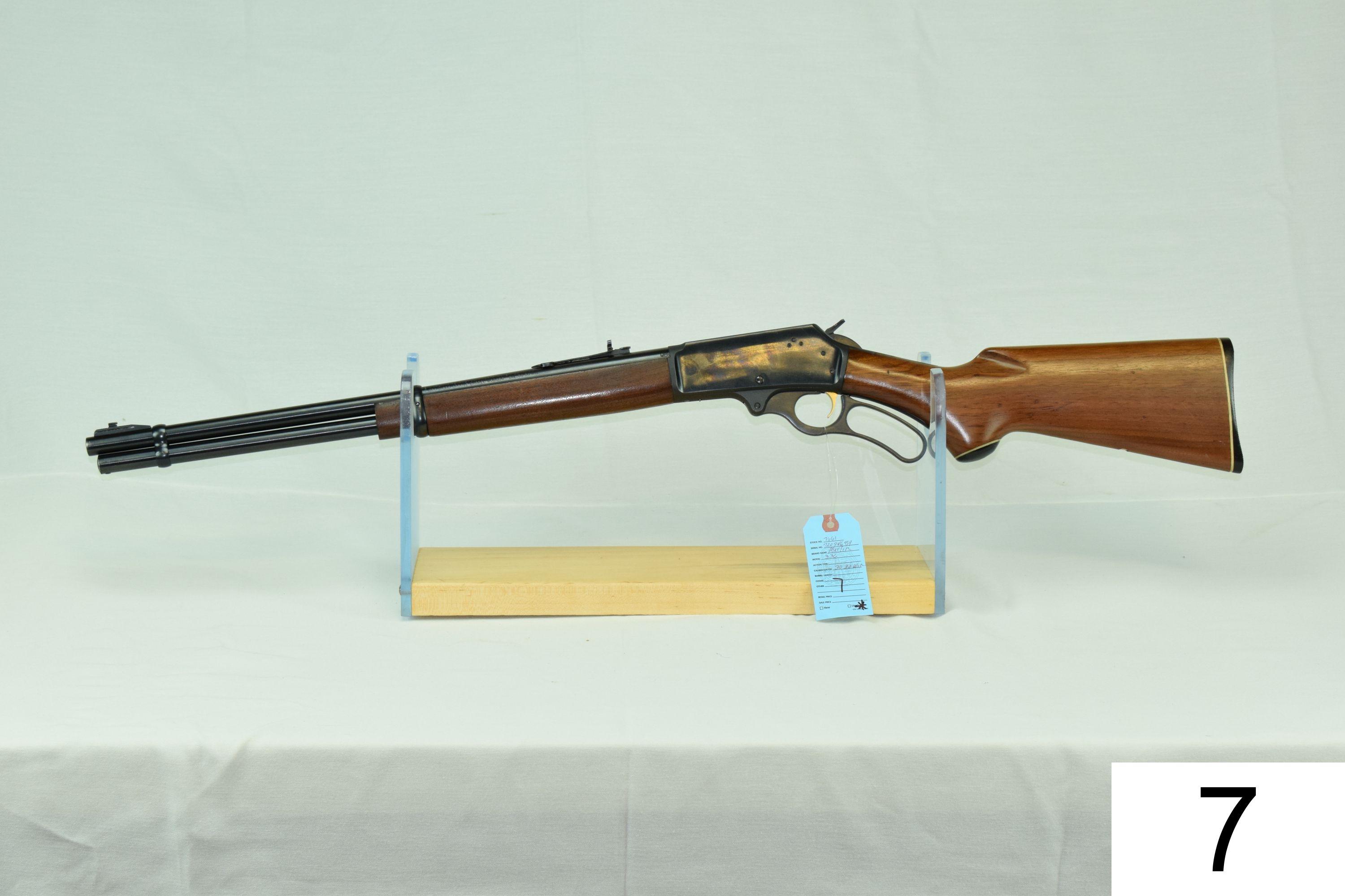 Marlin    Mod 336    Cal .30-30 Win    SN: 72094689    Condition: 80% W/Non-Matching Box