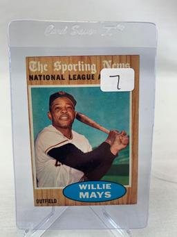 1962 Topps Willie Mays #395 EX - Centering Holds it Back