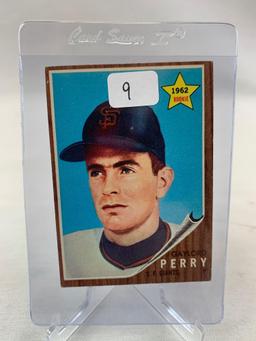 1962 Topps Gaylord Perry #199 Rookie HOF VG-EX Few Minor Wrinkles Hold It Back Faces Up Much Nicer