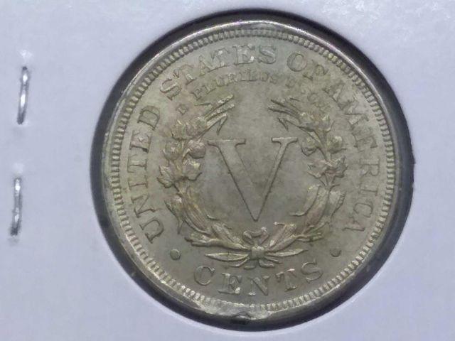 1905 V-NICKEL (SHARP) BU