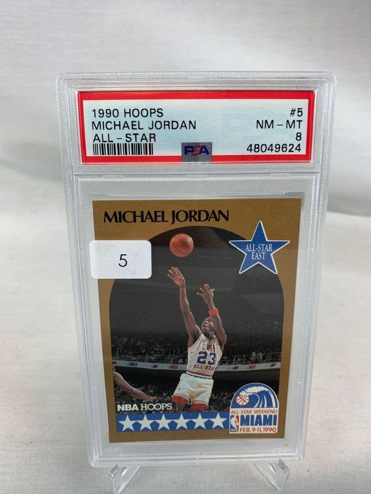 1990 Hoops All Star Michael Jordan PSA 9