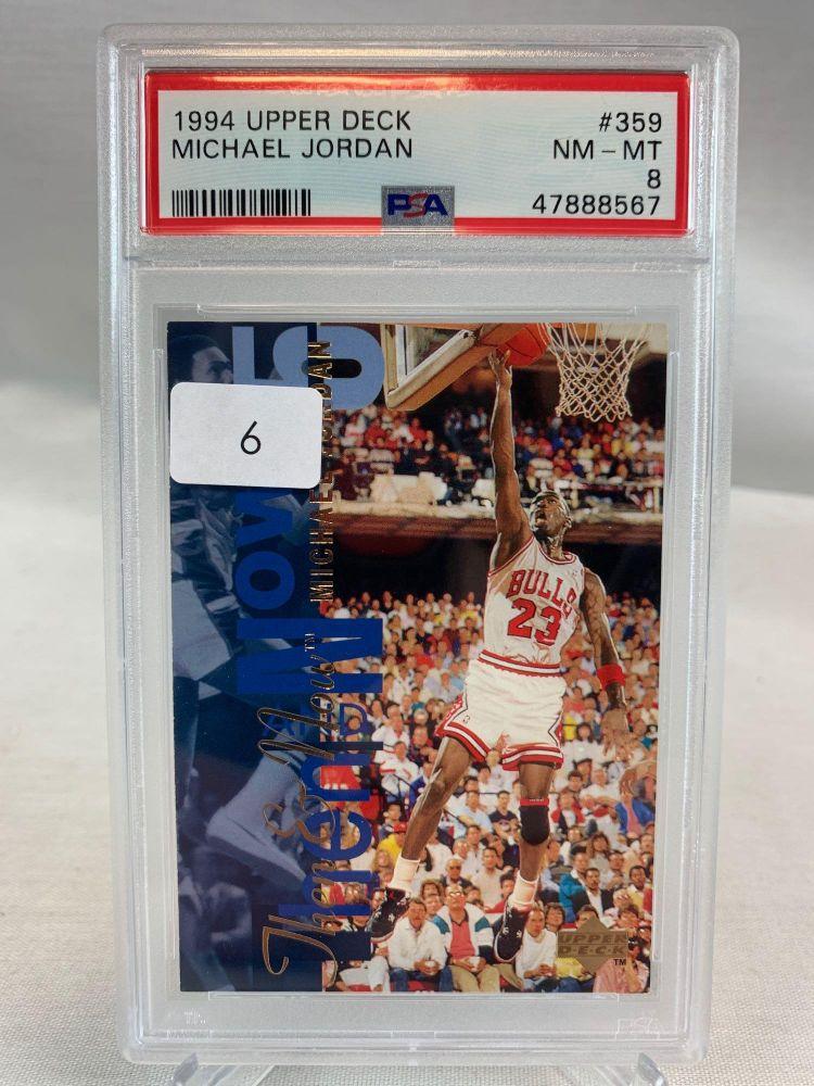 1994 Upper Deck Michael Jordan PSA 8