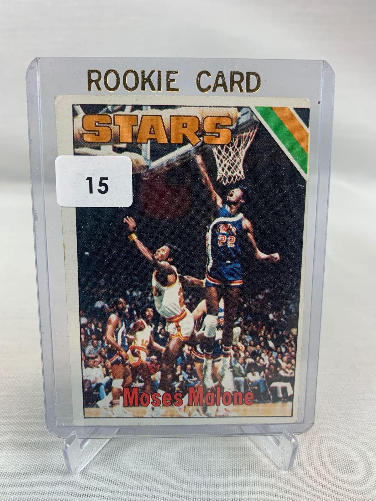 Moses Malone rookie card, 1975-76 Topps