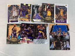 Kobe Bryant lot of 10 with Edge rookie
