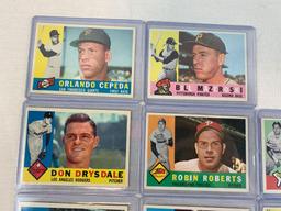 1960 Topps Baseball HOF Lot of 11 Different