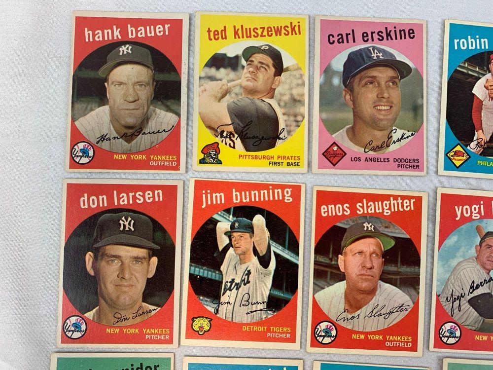 1959 Topps Baseball Star Lot w/HOFers